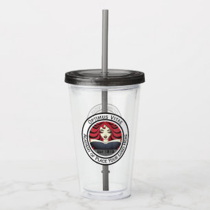 Vaso Acrílico Logotipo de empresa Personalizado