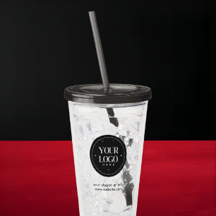 Vaso Acrílico Logotipo de empresa personalizado Regalo comerci