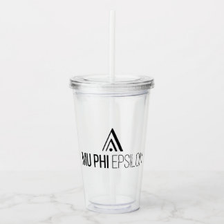 Vaso Acrílico Logotipo de Mu Phi Epsilon