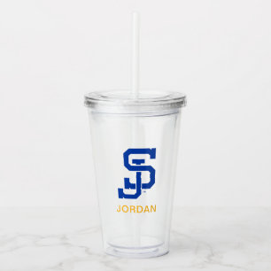 Vaso Acrílico Logotipo de SJ Spartans