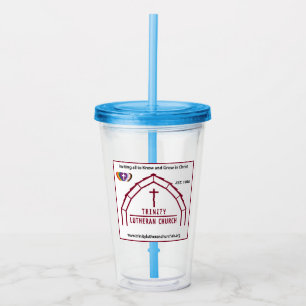 Vaso Acrílico Logotipo de Trinity en Tumbler