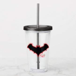Vaso Acrílico Logotipo del Capuchón Rojo de los Caballeros Gótic