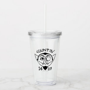 Vaso Acrílico Logotipo del Count von Count Skate - Countin' 24/7