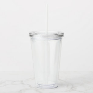 Vaso Acrílico Logotipo lateral doble acrílico