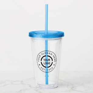 Vaso Acrílico Logotipo Personalizado promocional Tumbler acríli
