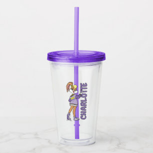 Vaso Acrílico Lola TUNE SQUAD™ Varsity Heart