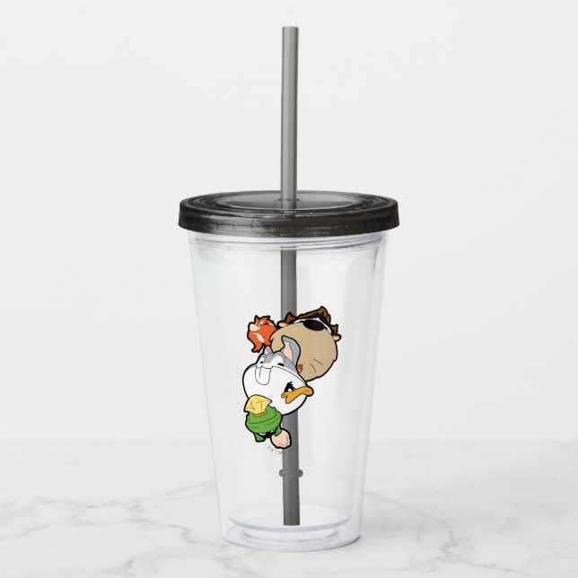 Vaso Acrílico LOONEY TUNES™ Cabezas grandes estilizadas (Anverso)