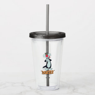 Vaso Acrílico LOONEY TUNES™ Retro Laughs  SYLVESTER™