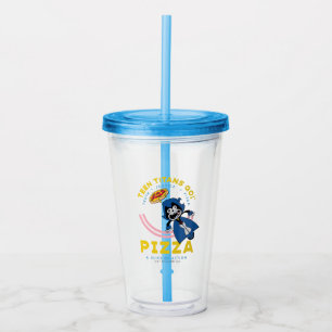 Vaso Acrílico ¡Los adolescentes se van! Raven "Truth Justice Piz