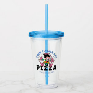 Vaso Acrílico ¡Los adolescentes se van! Robin "Truth Justice Piz