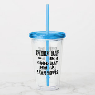Vaso Acrílico Los Bolas De Césped Todos Los Días Es Un Buen Día,