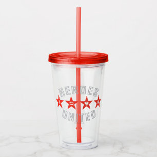 Vaso Acrílico Los héroes de la liga de la justicia desatados