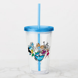 Vaso Acrílico Los Jetsons Fiesta de danza familiar Tumbler acr