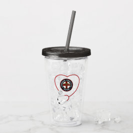 Vaso Acrílico LPN I Love Enfermería Acrylic Tumbler