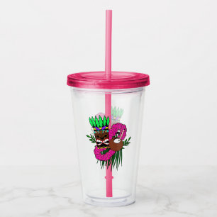 Vaso Acrílico Luau Fiesta Design