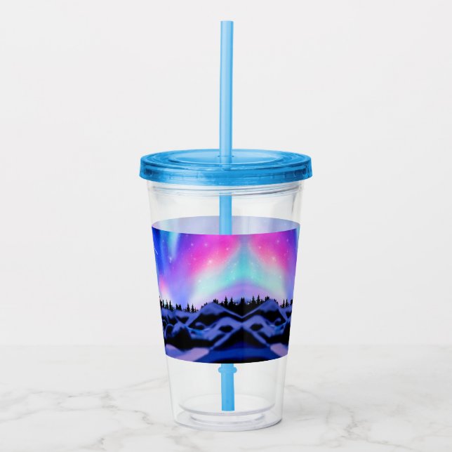Vaso Acrílico Luces de ensueño (Anverso)