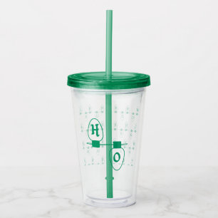 Vaso Acrílico Luces HO verdes