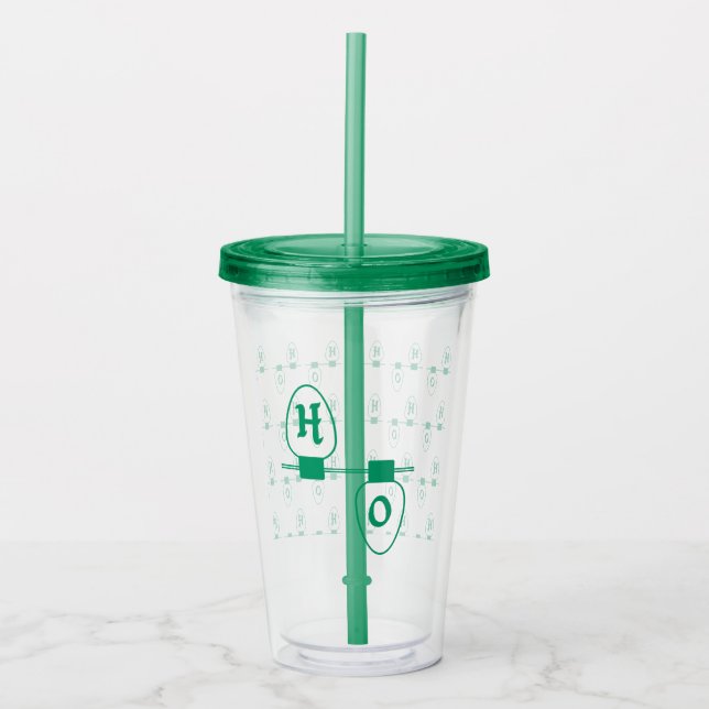 Vaso Acrílico Luces HO verdes (Anverso)
