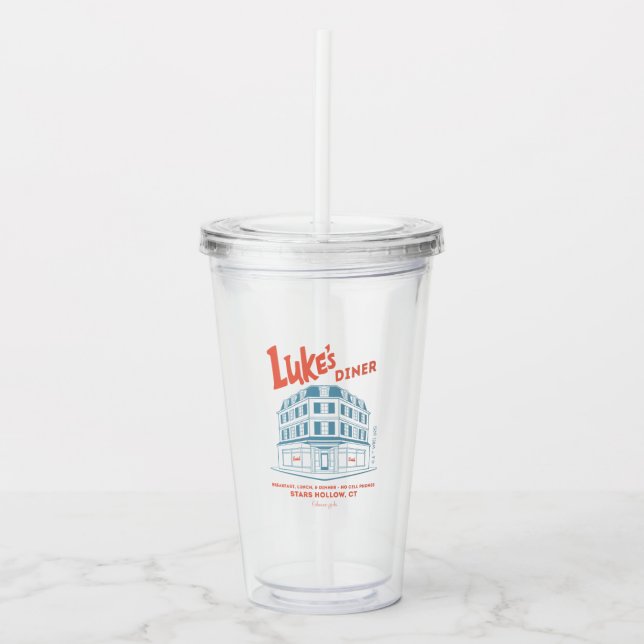 Vaso Acrílico Luke’s Diner Stars Hollow Design (Anverso)