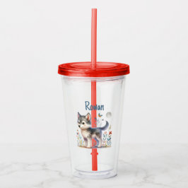 Vaso Acrílico Lunar Cub - Baby Wolf Tumbler