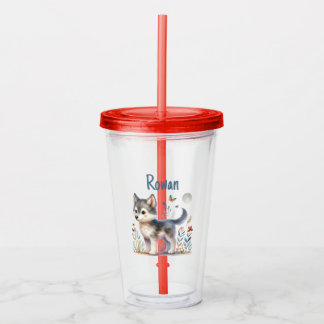 Vaso Acrílico Lunar Cub - Baby Wolf Tumbler