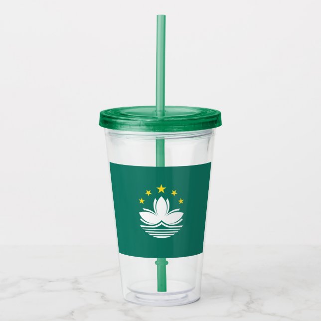 Vaso Acrílico Macao (Anverso)