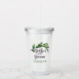 Vaso Acrílico Madre del Novio Foliage Personalizado