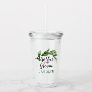 Vaso Acrílico Madre del Novio Foliage Personalizado