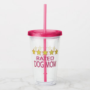 Vaso Acrílico Madre del perro de cinco estrellas