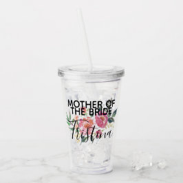 Vaso Acrílico Madre personalizada de la novia