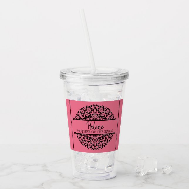 VASO ACRÍLICO MADRE PERSONALIZADA DEL TUMBLEO ACRÍLICO DE LA BRI (Anverso (hielo))