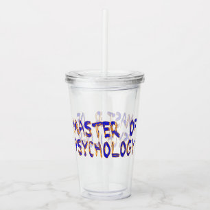 Vaso Acrílico Maestría en Psicología