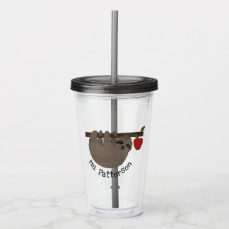 Vaso Acrílico Maestro eslovaco del árbol de manzanas