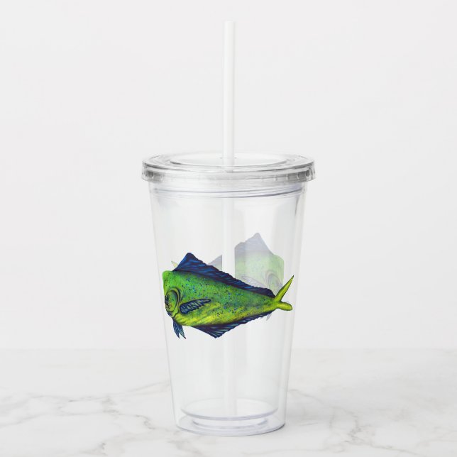 Vaso Acrílico MahiMahi (Anverso)