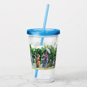 Vaso Acrílico Mamá nunca me advirtió sobre los que tocan la tuba
