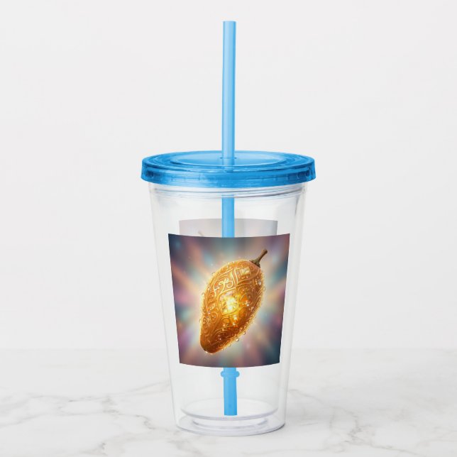 Vaso Acrílico Mango – Tropical Fruit Full of Flavor´7 (Anverso)