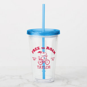 Vaso Acrílico Maní   Verano Americano Libre De Camino
