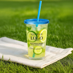 Vaso Acrílico Marca promocional del logotipo y el nombre comerci