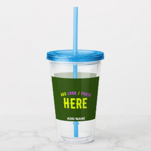 VASO ACRÍLICO MARCA VERIFICADA VERIFICADA VERDE VERDE VERDE DE P