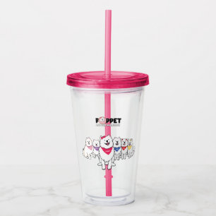 Vaso Acrílico Marioneta y pandilla