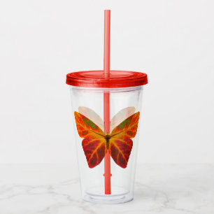 Vaso Acrílico Mariposa Aspen Leaf 2