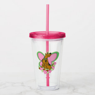 Vaso Acrílico Mariposa bonita Scooby-Doo