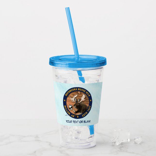 Vaso Acrílico Matanuska Moose Milk (Anverso (hielo))