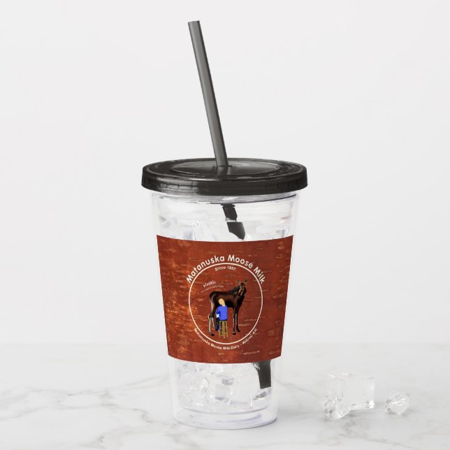 Vaso Acrílico Matanuska Moose Milk (Anverso (hielo))
