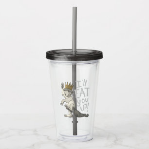 Vaso Acrílico Máximo Te Comeré!