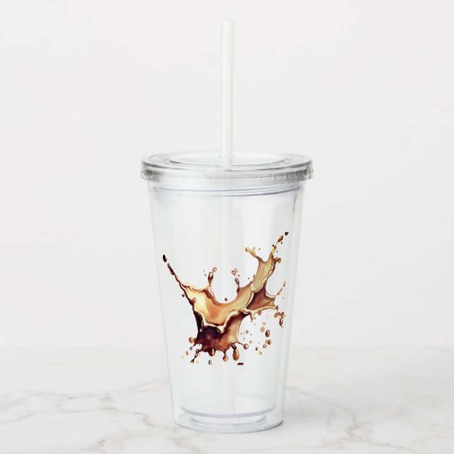 Vaso Acrílico Me Messy, Never! (Anverso)