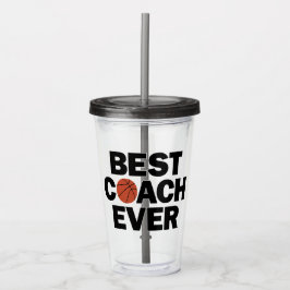 Vaso Acrílico Mejor entrenador de baloncesto de todos los deport