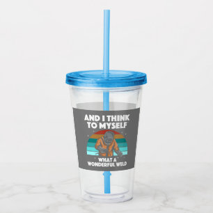 Vaso Acrílico Mejor Hombres de Arte Soldadura Mujeres Arco Solda