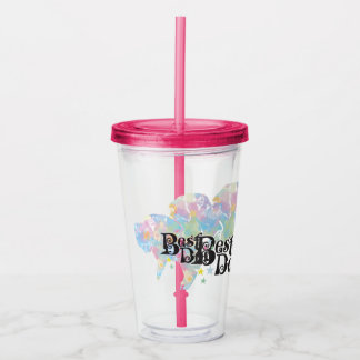 Vaso Acrílico Mejor Perro Gran Danés "manchado"