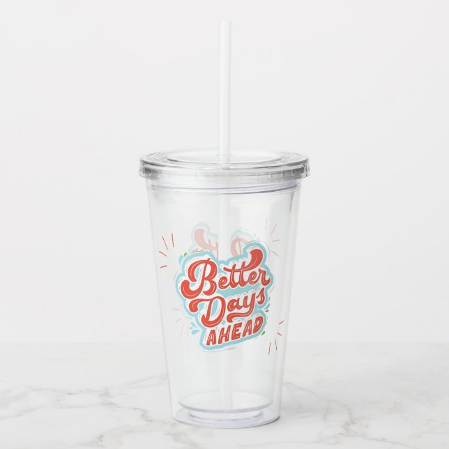 Vaso Acrílico Mejores Días (Anverso)
